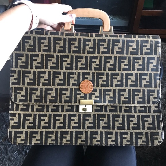 Beautiful authentic Fendi Vintage briefcase